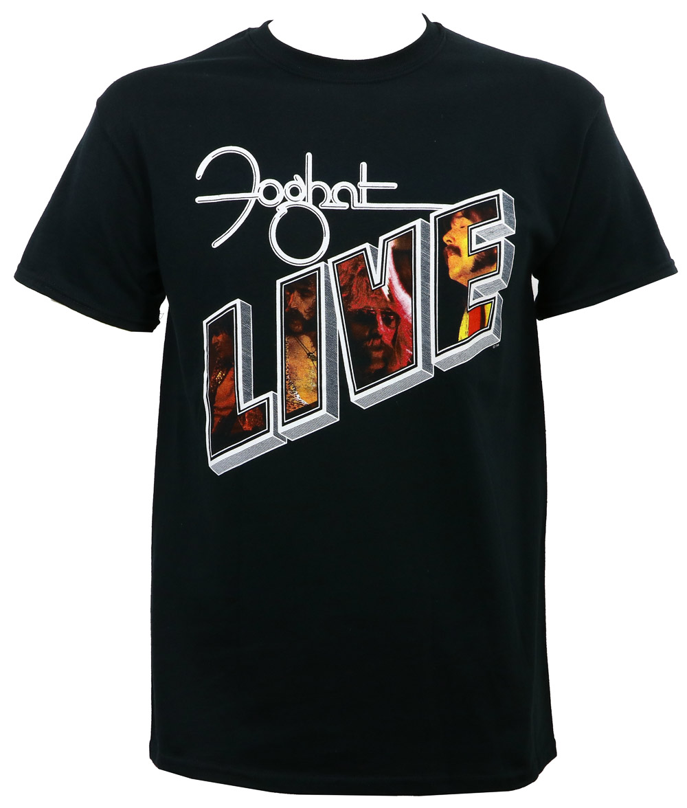 Foghat Band Live Album Cover 1977 T shirt Merch2rock Alternative Clothing